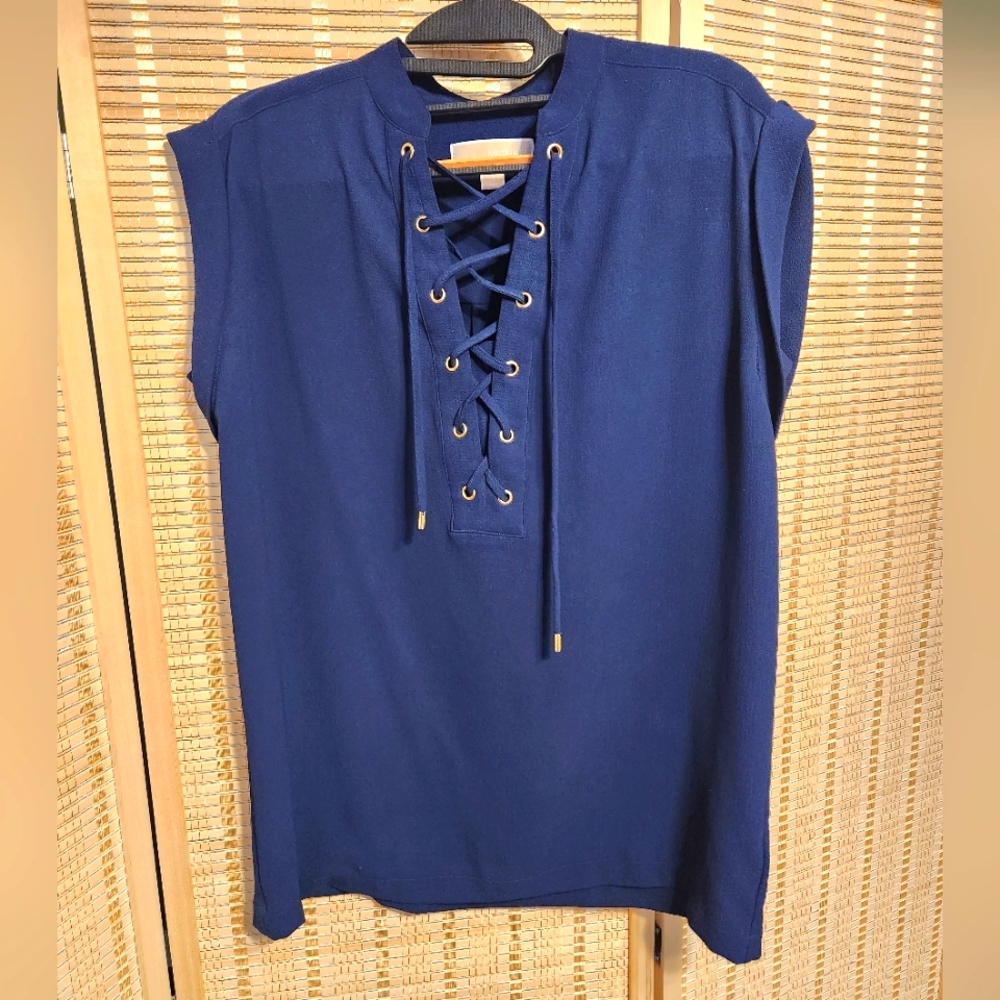 Navy Michael Kors Top